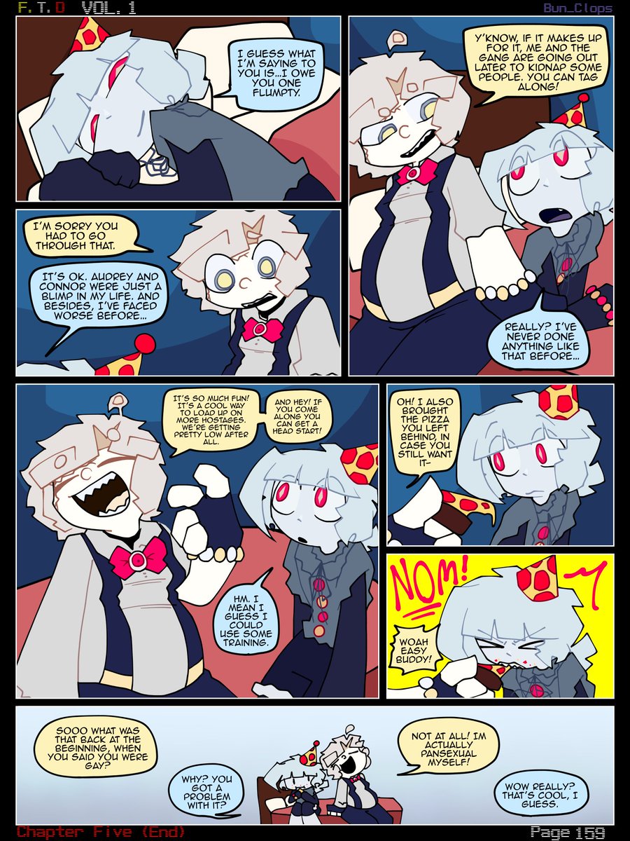 FTD_Onafcomic's tweet photo. Just A Blimp In My Life. (Chapter Five End)

After this chapter I will be taking a long posting hiatus so I can work on Chapter 6. Make sure to join the discord for leaks and updates! https://t.co/s7rewJPZIH