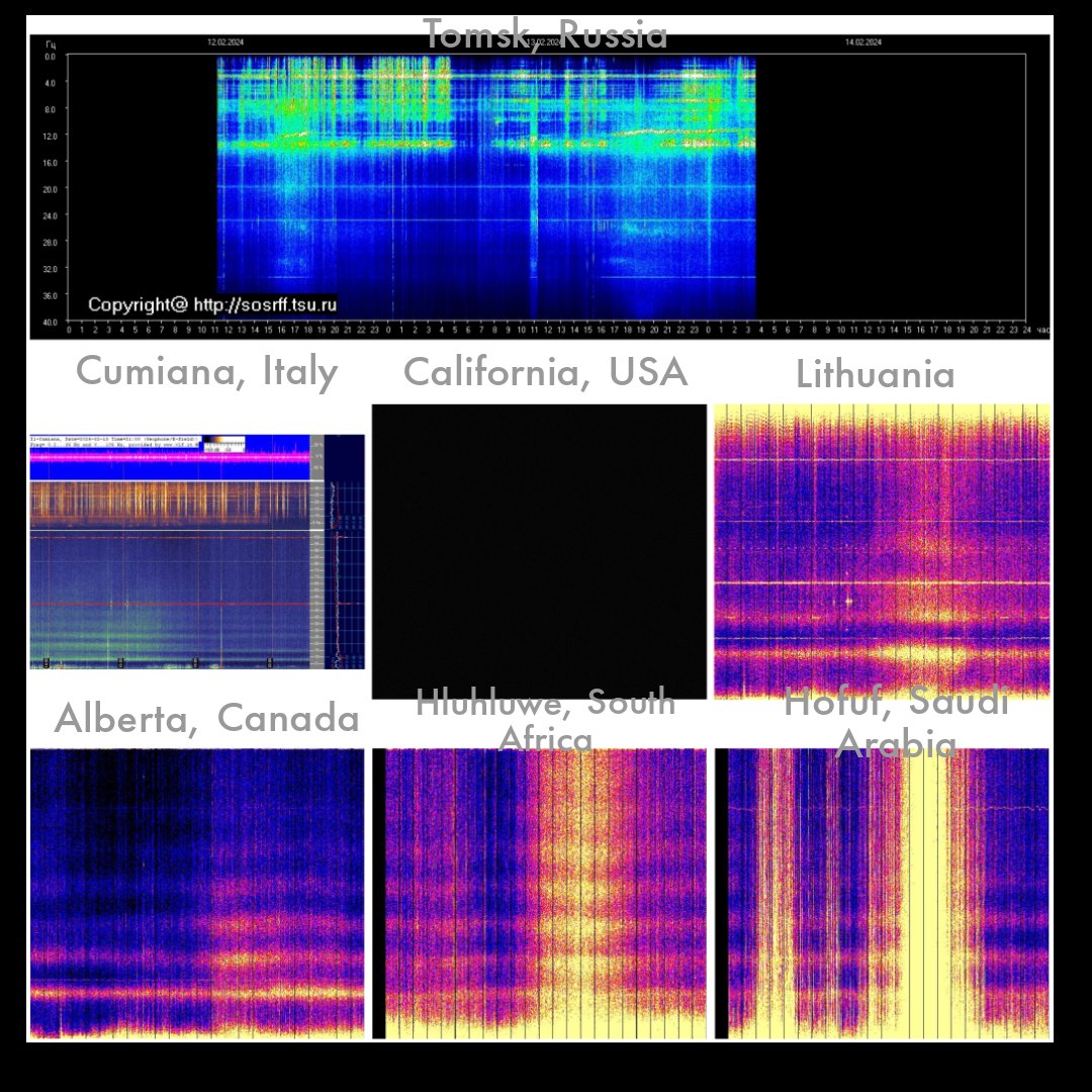 Global Schumann Resonance 13/02/24
#SchumannResonance