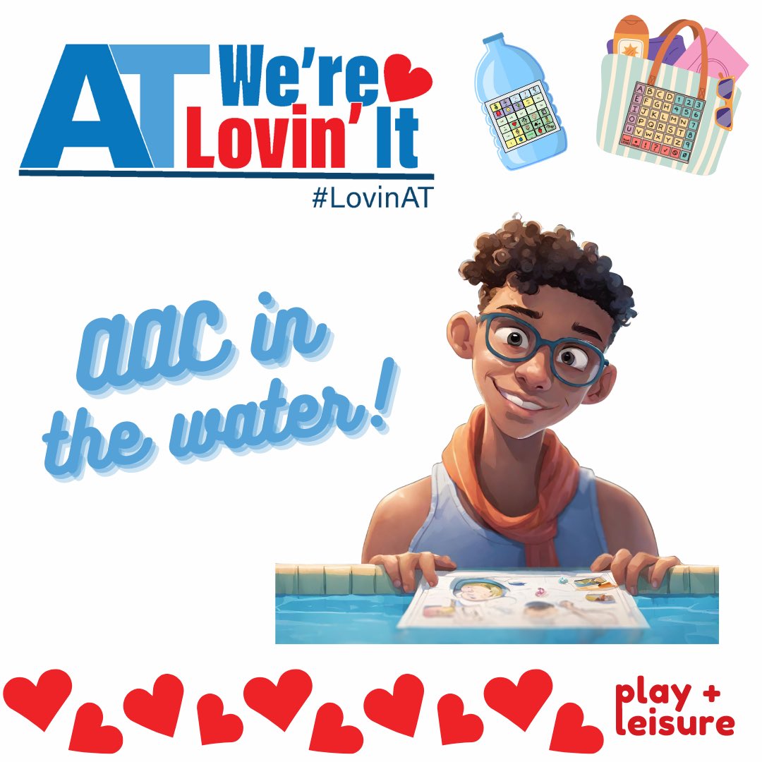 @snortondarr and @JudithSchoonov3 are here to share ideas for DIY AT!

Check out this blog post from @coughdropaac they’ve shared about how to use AAC in water! There’s some fantastic ideas here!

Check out the link in bio for the blog about how to use AAC in the water!

#LovinAT