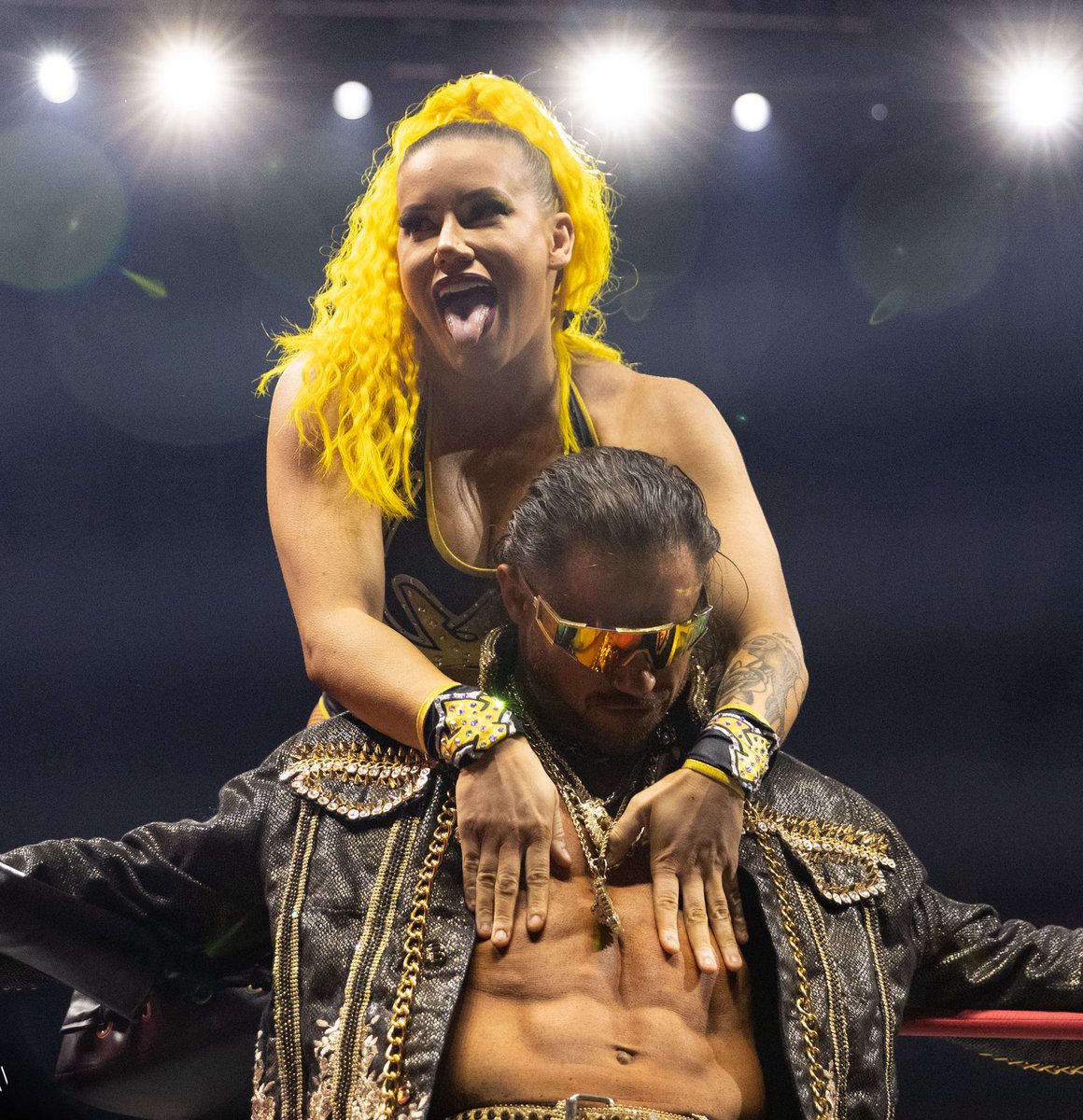 ✨ Johnny Loves Taya, first episode drop’s tomorrow on the @AEW YouTube channel!!!! Let the mayhem, the laughter and the ridiculousness begin! #JohnnyLovesTaya