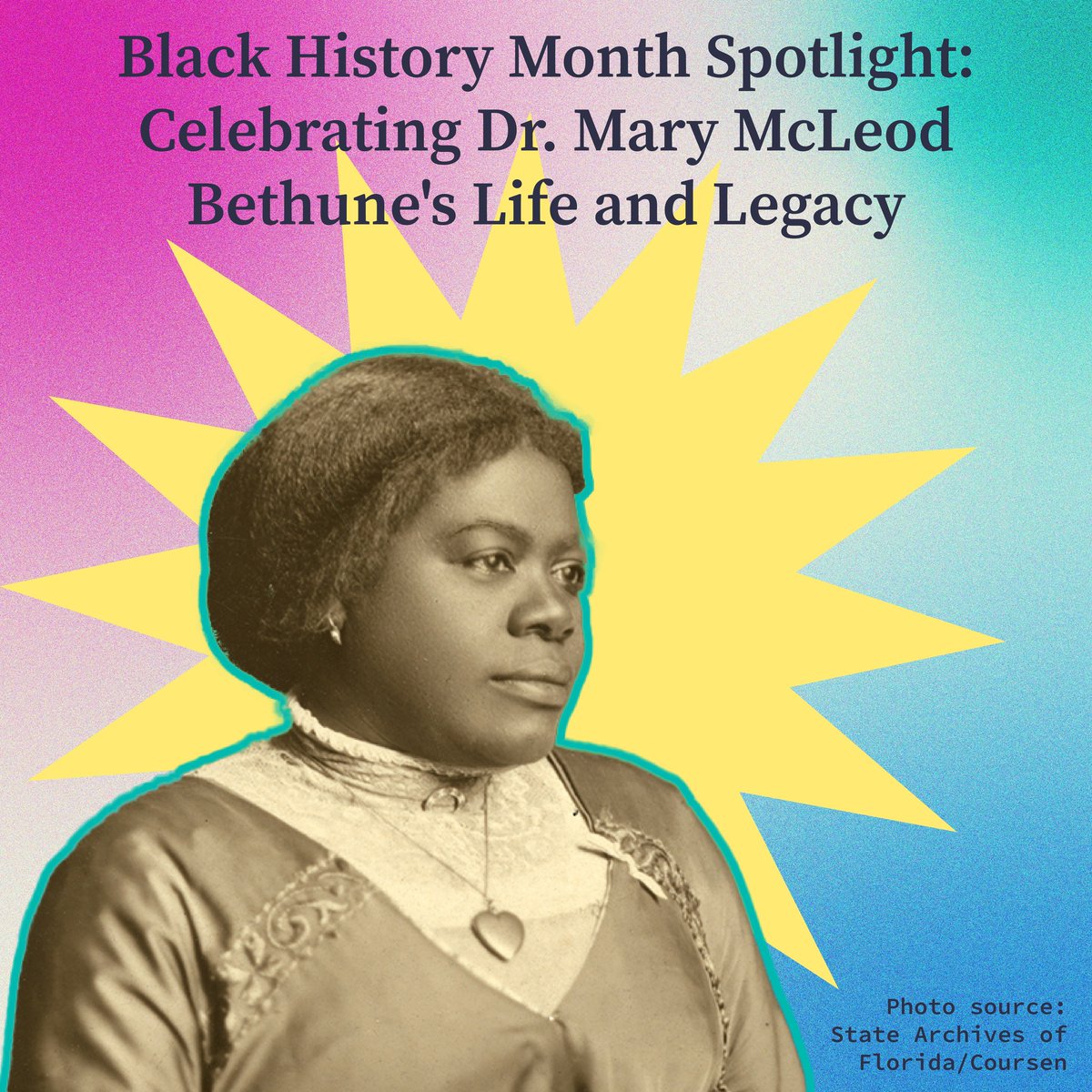 “My philosophy of education is the basic principle upon which my life has been built...that is the three-fold training of head, hand, heart.' - Dr. Mary McLeod Bethune, leader in the fight for civil rights & education #BlackHistoryMonth #FloridaHistory floridapolicy.org/posts/black-hi…
