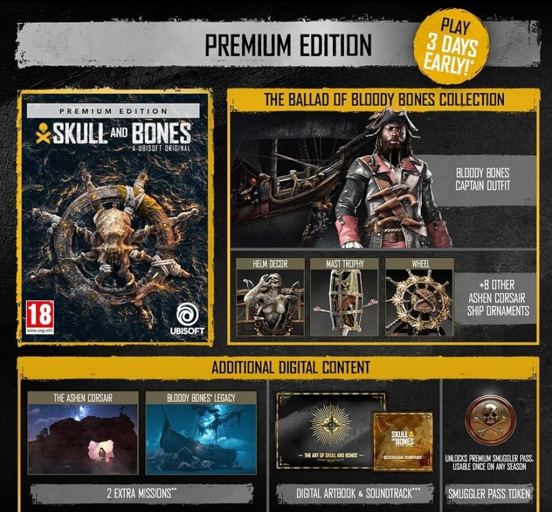 Tigress_X's tweet image. ☠️ SKULL AND BONES PREMIUM EDITION GIVEAWAY! (PC) ☠️
Follow and Retweet to enter!

Thankyou to Ubisoft for the extra key to give away ❤️
#UbisoftPartner #SkullAndBones