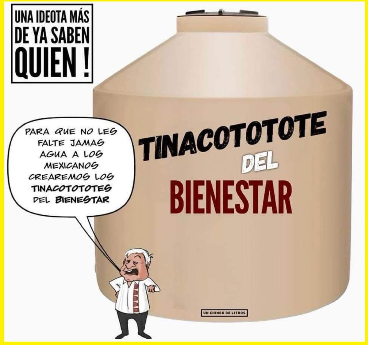 rcs1965's tweet photo. @JackSpartanXX Ya está la solución se llenará con pipas que vengan del sur #NarcoPresidenteAMLO2 https://t.co/ImeXefepNW