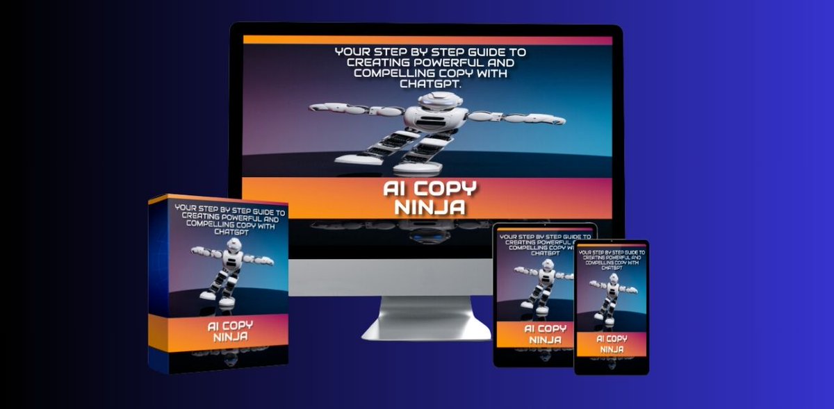 SarkerTama63176's tweet photo. Unleash the power of AI COPY NINJA and ChatGPT to revolutionize your copywriting journey! Learn the art of crafting compelling sales letters in minutes, saving time and money
More Info - https://t.co/1Xip72aDnt
#CopywritingMastery
#ChatGPTRevolution #AICOPYNINJA #Copywriting https://t.co/WfGuKCDSKW