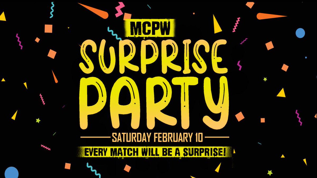 JUST ADDED

@MCPWOnline presents
Surprise Party

Featuring

@tommy_vendetta
@Jackson_Stone31
@AaronOrion
@iamjumalkyng
@KJReynoldspro
@Ryan_Matthias02
@BrutusAtwell
@TheRohitRaju 
& more!

Watch it now
independentwrestling.tv/player/3WLy3Gl…