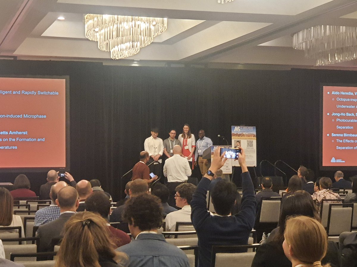 Big shoutout to Serena Birnbaum, one of our stellar grad students, for winning the Best Poster Award at the Adhesion Society meeting 2024! 🏆🌟 Great work on effects of localized phase transitions on interfaces at extreme temperatures 🔥