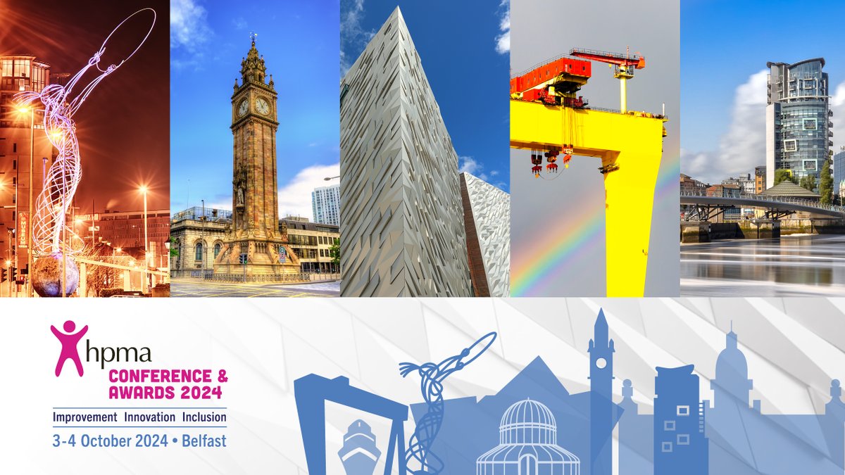 Book your Super Early Bird ticket to the #HPMA2024 Conference & Awards by 31 March & join us in the brilliant city of Belfast on 3 & 4 October at the very special @europahotel hpma.org.uk/conference-202… @HPMA_NI @HPMA_President @tljhill