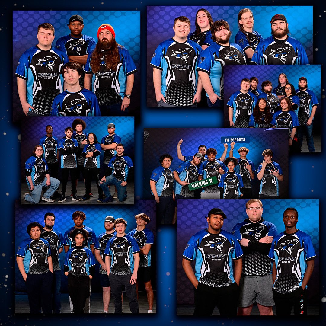 We recently held a team photoshoot with the Athletic Department to showcase our eSport players and squads! 📸

First week of the season is officially in the books - and these guys are ready to go all the way.

LETS GO REIVERS. 🏴‍☠️

#sailsup #esports #goreivers