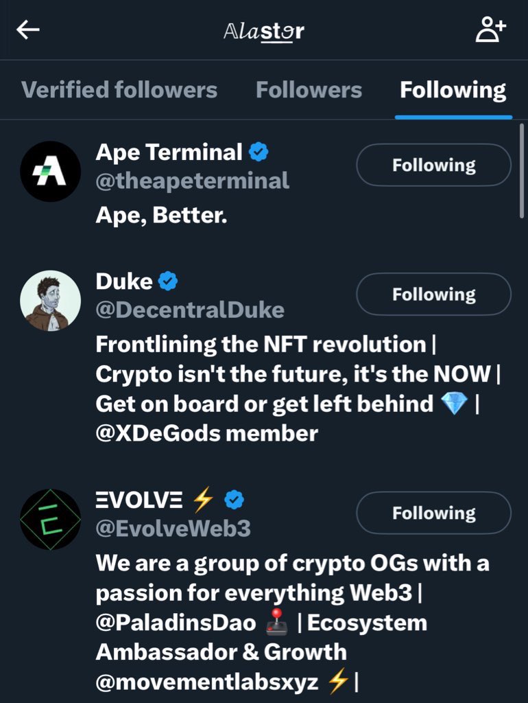 If any of you have done the twitter family tree or valentine stuff etc

Check your followings

It makes you follow crypto accounts