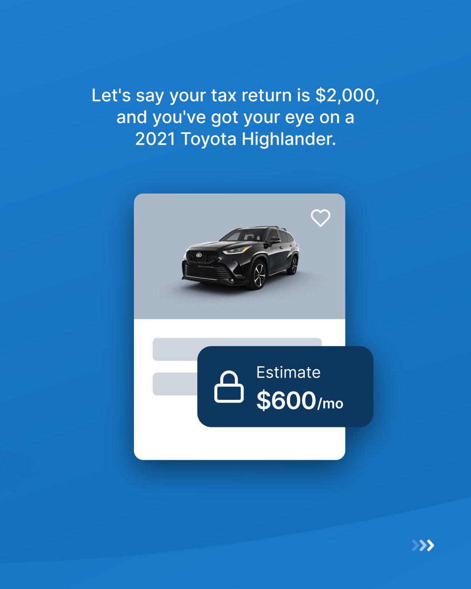 Carvana's tweet photo. What car is at the top of your wishlist? Today's post covers how applying your tax return towards the down payment could help make it more affordable. 

#tax #taxes #taxreturn #taxseason #finance #financetip #car #cars #budget #budgeting #dreamcar #carvana https://t.co/RCr9S1epgu