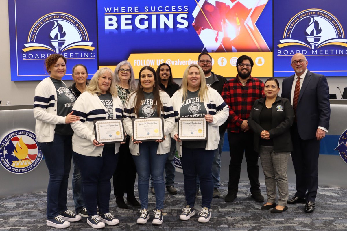 Celebrating excellence! Congrats to Branden D. - MS Honor Band achievement, Jordan C. & Andy N. - Rose Parade Honor Band participation, CHHS Girls Cross Country team - RivCo Athletic Academic Team recognition, & MMS AVID & Counseling Team for earning the RAMP designation!