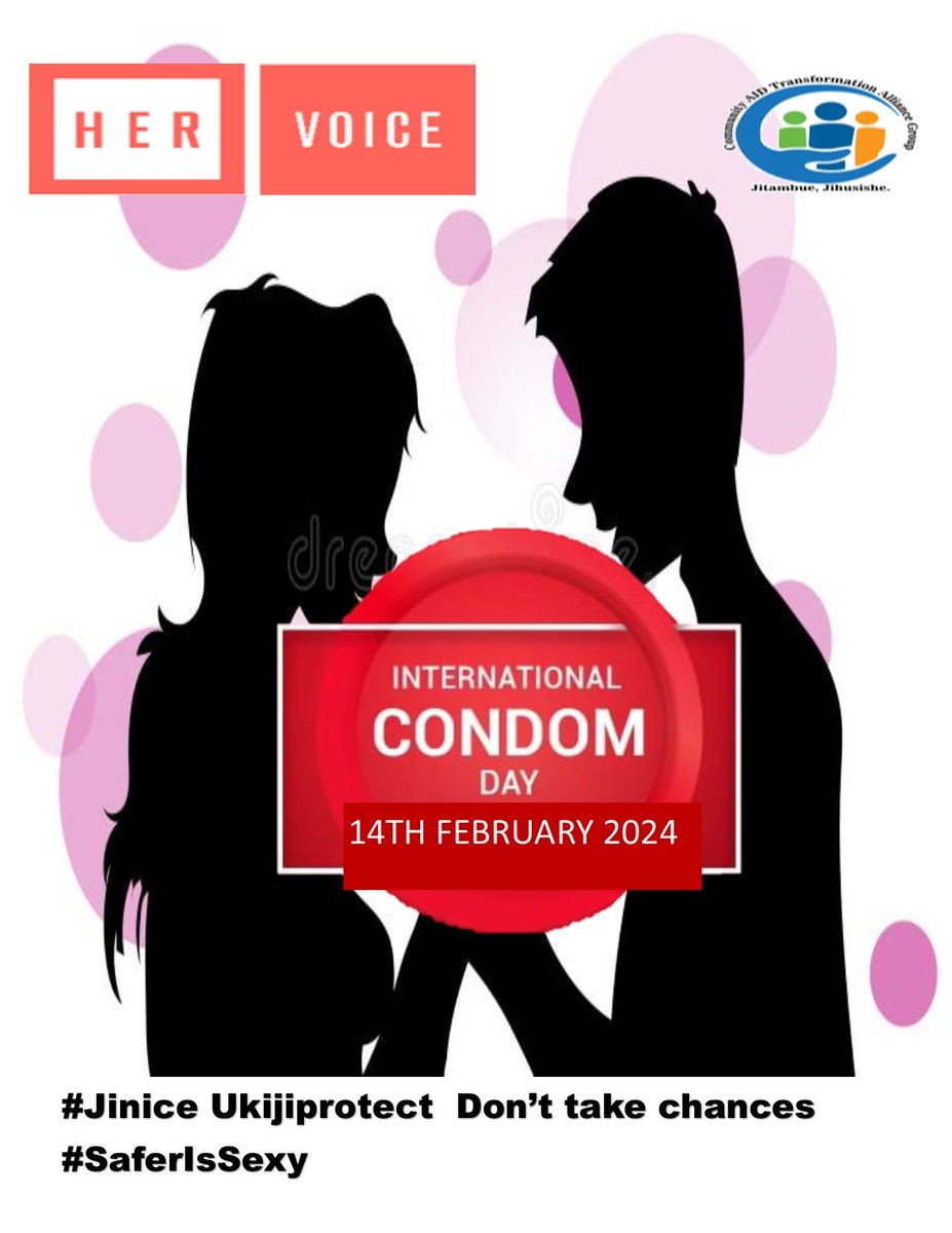 We join the world in marking the International Contraceptive Day. Protect yourself against unwanted pregnancies, Prevent STI’s and Prevent HIV and AIDS. #Condomize #SaferIsSexy #Jinice Bila Stress, Keep Safe! ⁦@ypluskenya⁩ ⁦@HerVoiceFund⁩ ⁦@YACHHomabay⁩ ⁦⁦