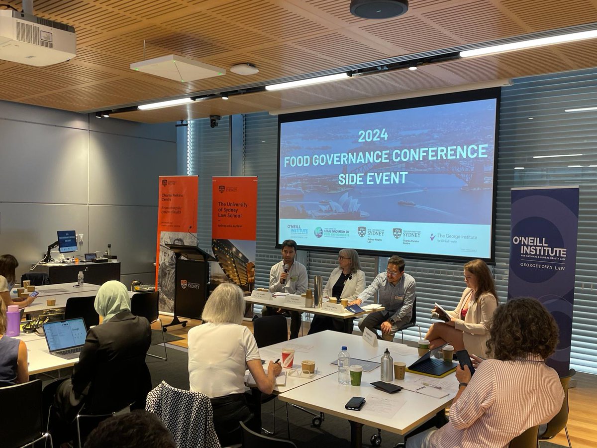 Great to discuss with @OACabrera and @tfcotter on cross-country industry strategies related to food policies during the #FoodGovernance2024 conference in Sidney