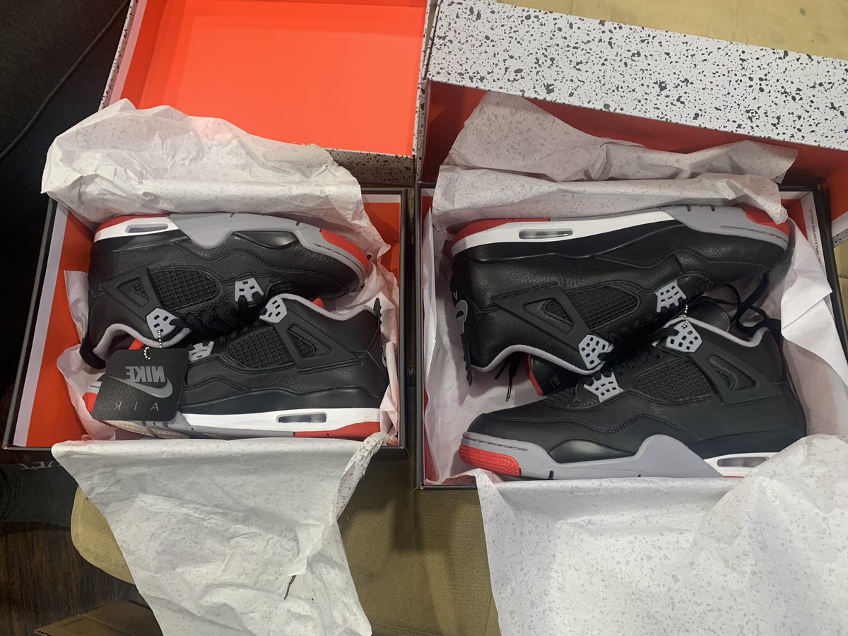 fromctoz's tweet image. Had to get these for my son and I. Always loved these Jordan’s. #jordan #Breds