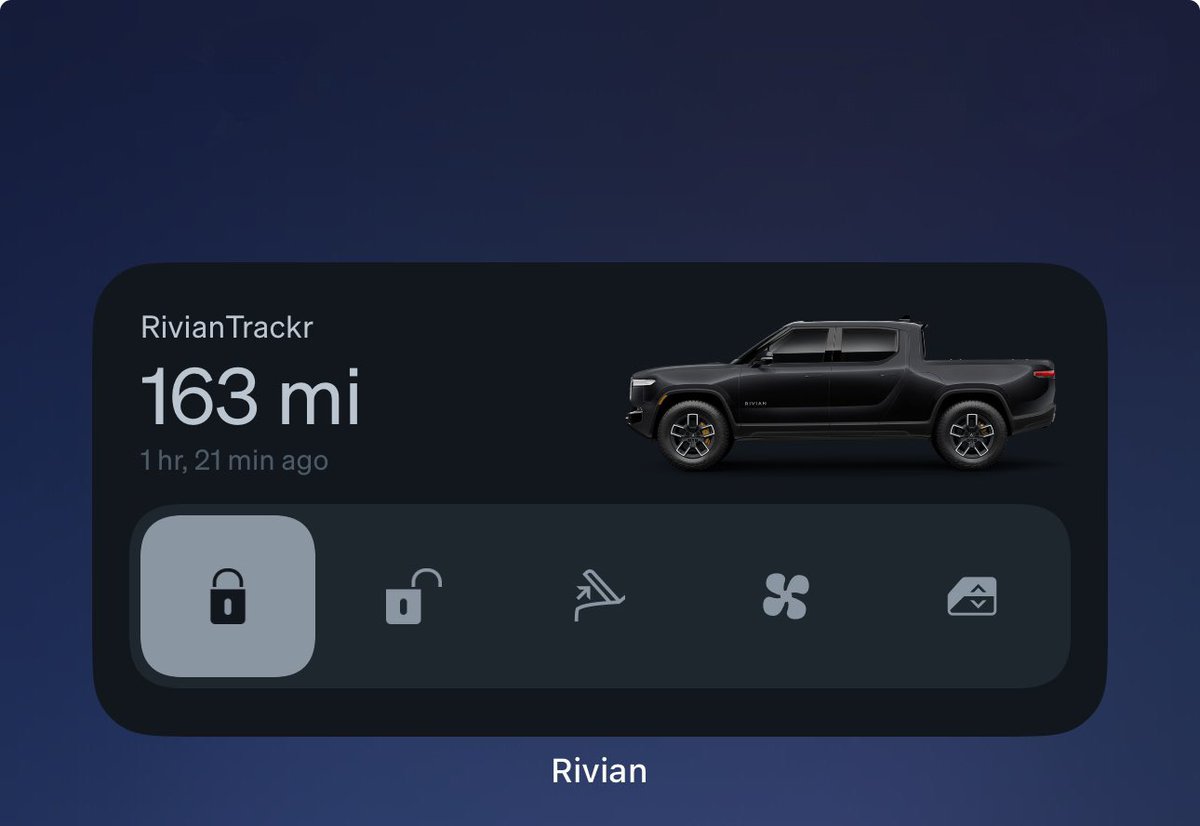 sirfupdate_'s tweet image. Exciting update from @Rivian with mobile app 2.6.0! 🎉 Now featuring widgets for quick access and a new health center. 
#Rivian #MobileAppUpdate