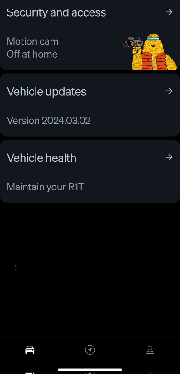 sirfupdate_'s tweet image. Exciting update from @Rivian with mobile app 2.6.0! 🎉 Now featuring widgets for quick access and a new health center. 
#Rivian #MobileAppUpdate