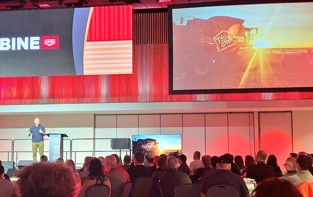 "Necessity is the mother of invention. Absolute desperation is the mother of disruption" Graham Sherman Tool Shed Brewing Co.

His passion is contagious!

<a href="/ToolShedBeer/">Tool Shed Brewing Company</a> 
#CoopCombine 
#CDNAgDay
#shareyourpassion #agproud