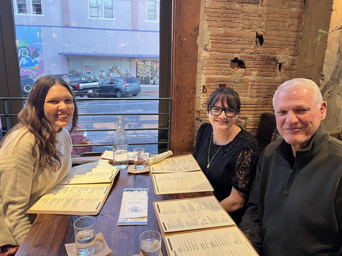 Having an early Valentine’s dinner with my Valentine daughters, Emily and Erin ❤️❤️❤️.