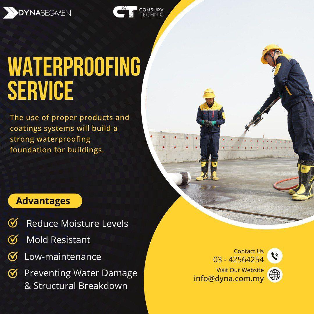 DynaConsurv's tweet photo. Every structure tells a story, and we believe that story should be one of resilience and longevity. Introducing our specialized waterproofing service, meticulously designed to safeguard your spaces against the elements. 🌧️🏠  #OilAndGas #DynaConsurv #ITEnginnering #WaterProofing https://t.co/LBVxUDNK1k
