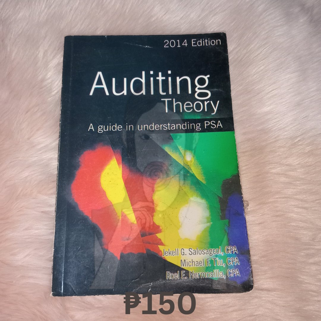 for sale ic wts lfb accounting books

📌 Auditing Theory 2014 Edition (Salosagcol)
★ 8/10
★ no issue
★ never been used