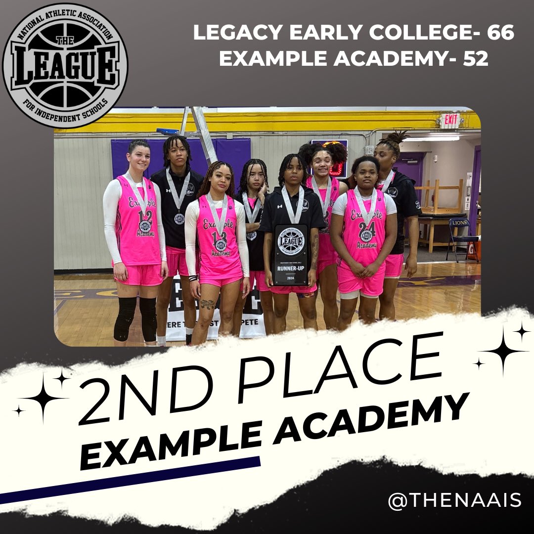 “The League Finals”- Greenville, SC 2nd Place Example Academy out of Illinois #TheLeague