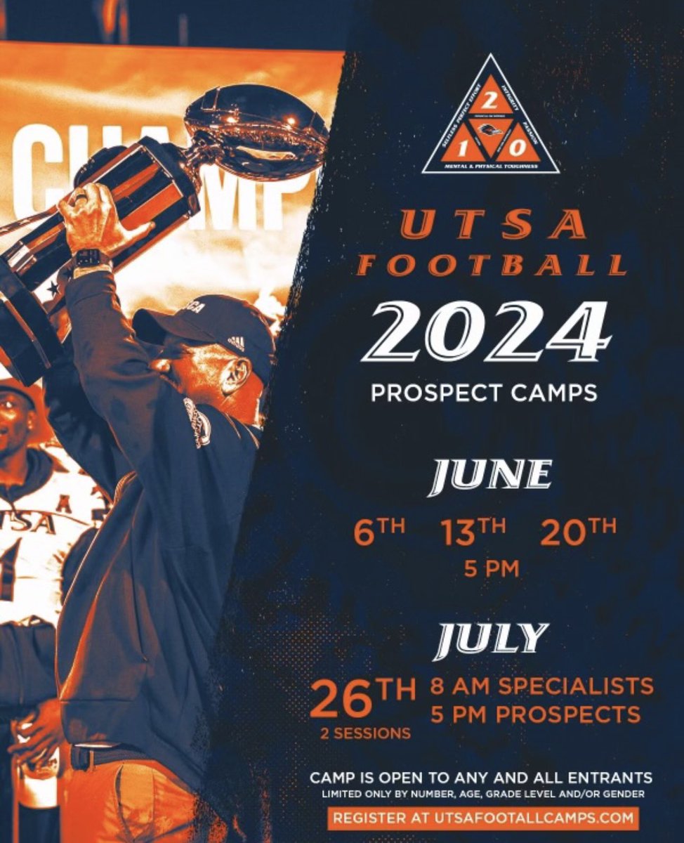 Thank you @CoachTimYoder for the personal invite to attend @UTSAFTBL prospect camp this summer. I'm excited to come out and compete and learn from you and the other coaches. @TheUCReport @UTRScouting @On3sports @dhglover @ShaniceTyria1 @youareathlete @WHSFBRecruiting…
