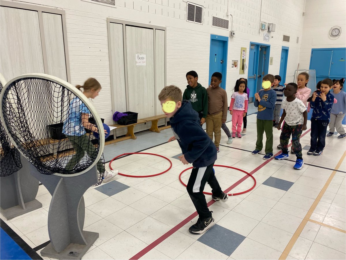 MrsEaton_BER's tweet photo. In gym today, we wanted up with a bean bag toss game. Then we did an obstacle course created by 2 students in our class!! https://t.co/TDLkJxAPkl