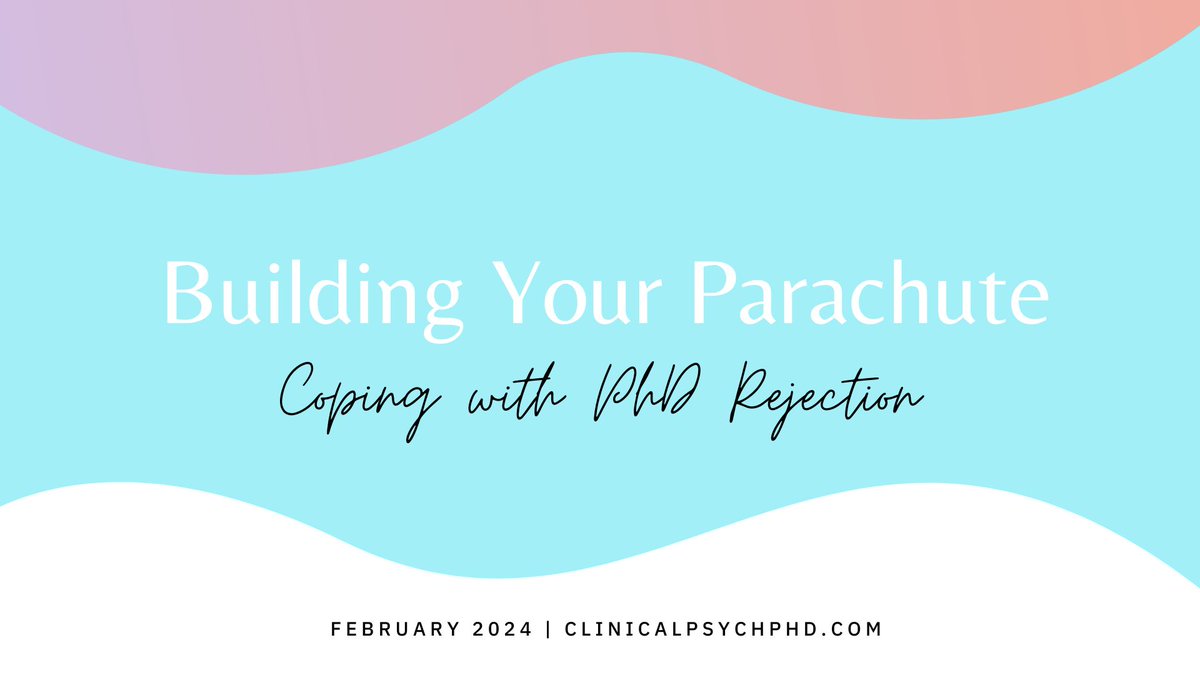 Melissa Dreier (@dreiermelissa) on Twitter photo In a few weeks, <a href="/rowanahunt/">Rowan Hunt, M.S.</a>, @SavRRoberts, and I are chatting w/ Clinical Psych PhD applicants who didn't get in this cycle.
We'd love perspectives from people who found happiness/success another way, or later than expected. Please share/comment! In a few weeks, <a href="/rowanahunt/">Rowan Hunt, M.S.</a>, @SavRRoberts, and I are chatting w/ Clinical Psych PhD applicants who didn't get in this cycle.
We'd love perspectives from people who found happiness/success another way, or later than expected. Please share/comment!