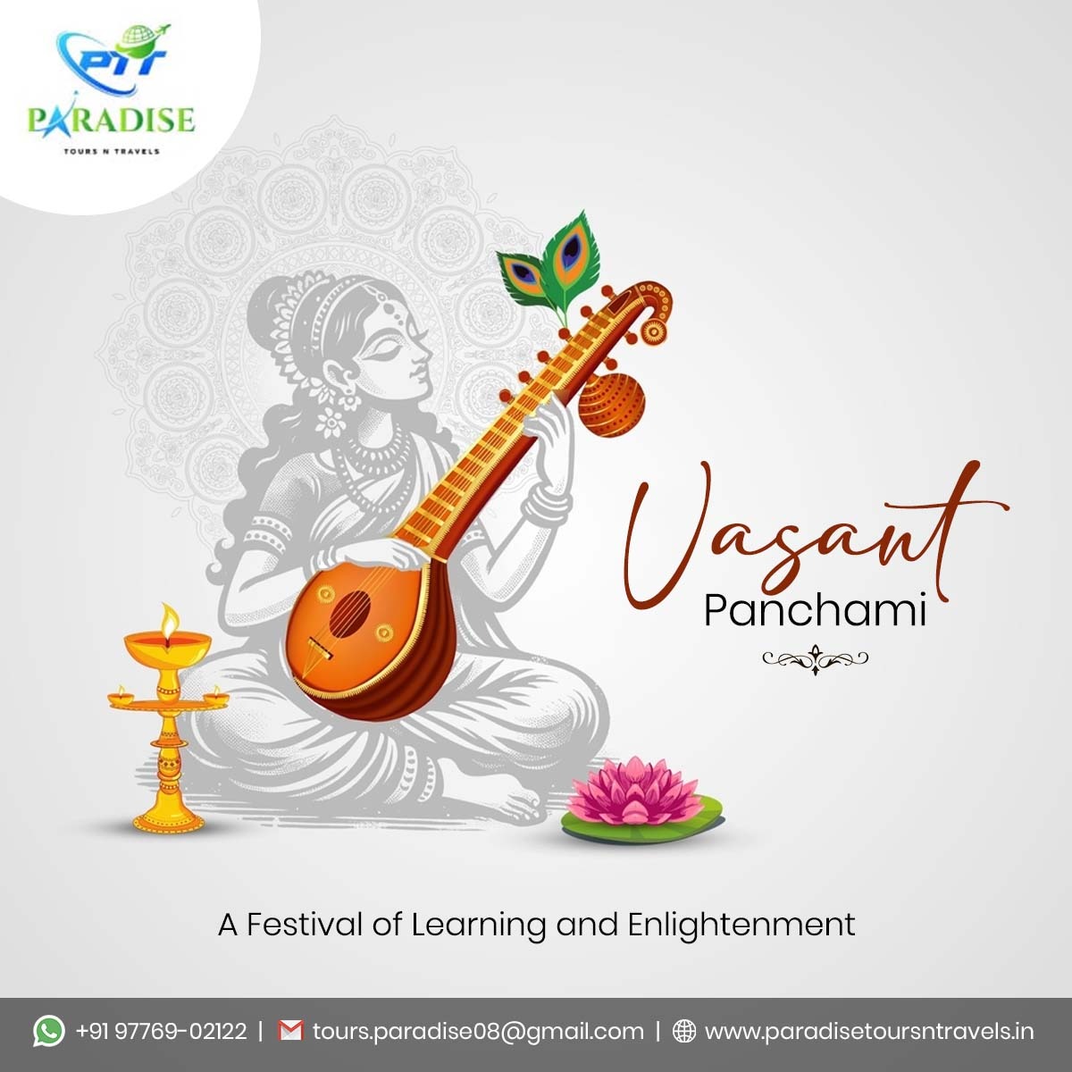 The power of knowledge is in all of us. May goddess Saraswati illuminate the glow and strive for more knowledge in us forever.

#goddess #basant #happyVasantpanchami #puja #love #indianfestival #art #knowledge #photography #Vasantpanchmi #goddesssaraswati #panchami
