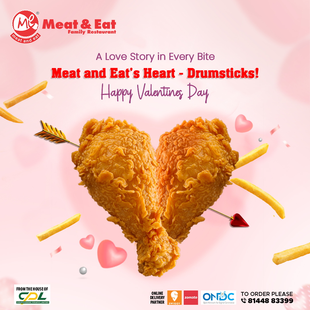 #ValentinesDay #LoveIsLove #GiftsForHer #friedchicken #drumstick #SelfLove #HappyValentinesDay #ValentinesDay2024 #VDay #LoveWins #BeMine #RelationshipGoals #CoupleGoals #RomanticsAtHeart #TreatYourself #LoveQuotes #DateNight #SpecialSomeone #meatandeat #CelebrateLove