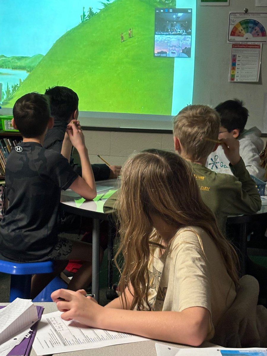 TriciaPaugstat's tweet image. 3 of 4
Thank you 
@americanart
 for facilitating a ZOOM lesson with Mrs. Doll’s  class.  The Native American artwork supported the current #inquireed unit as  students are learning how to honor the cultural heritage of our land. 

@Coach_KT @Adena_AP #wearelakota