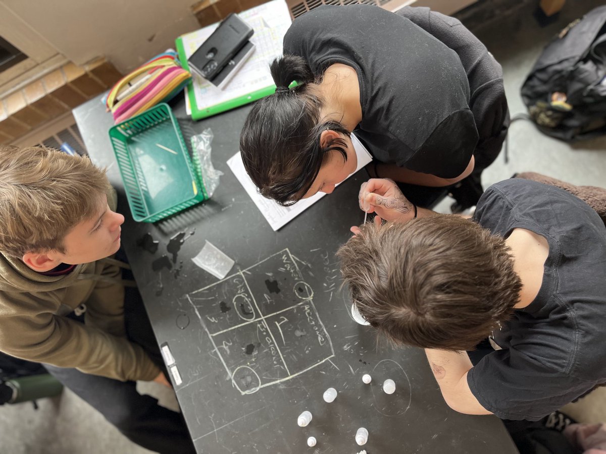 marcymcscience's tweet photo. FOS 3 students felt the force today as they explored the power of Intermolecular Forces like Dispersion Forces, Dipole-Dipole forces, and Hydrogen Bonds. https://t.co/SIUfOUAmNo