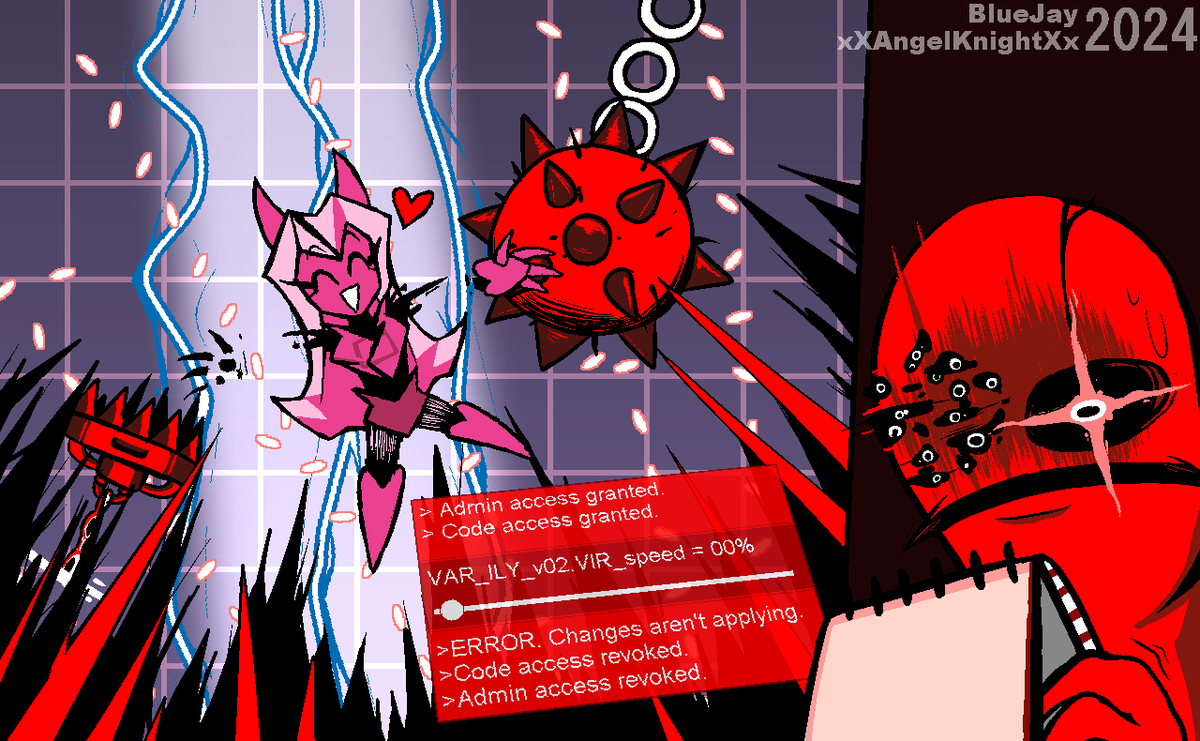 JSB_BlueJay's tweet image. A Fatal Valentines Hug
It's just a hug Fatal, it's not gonna kill you or anything. Relax.
Fatal Error and Lilly - @AnarackWStudios
#fatalerrorsweep #fatalverse