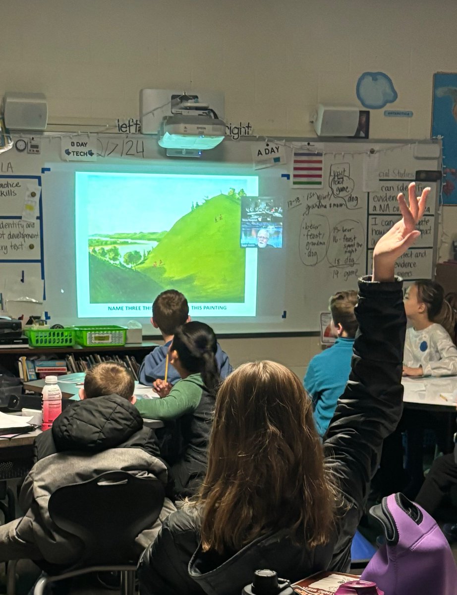 TriciaPaugstat's tweet image. 4 of 4
Thank you 
@americanart
 for facilitating a ZOOM lesson with my class.  The Native American artwork supported the current #inquireed unit as  students are learning how to honor the cultural heritage of our land. 

@Coach_KT @Adena_AP #wearelakota