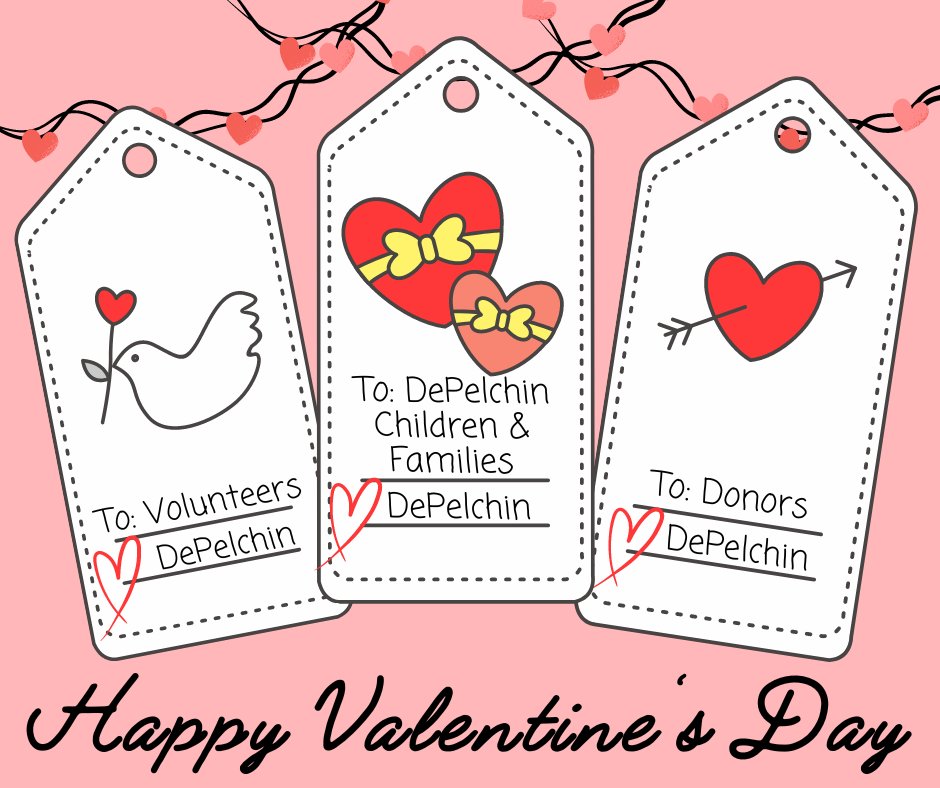 On this #ValentinesDay, we are sending lots of #love to children and youth involved in DePelchin programs and their #families — and all who make it possible for us to serve them! ❤