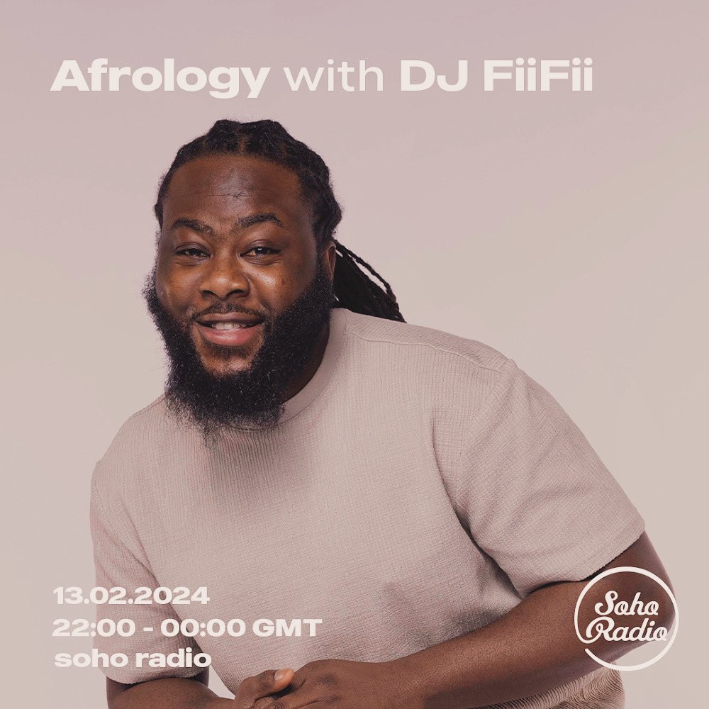On air right now till 12am with the #Afrologyshow on @sohoradio. Lock in!! #Afrobeats #Amapiano