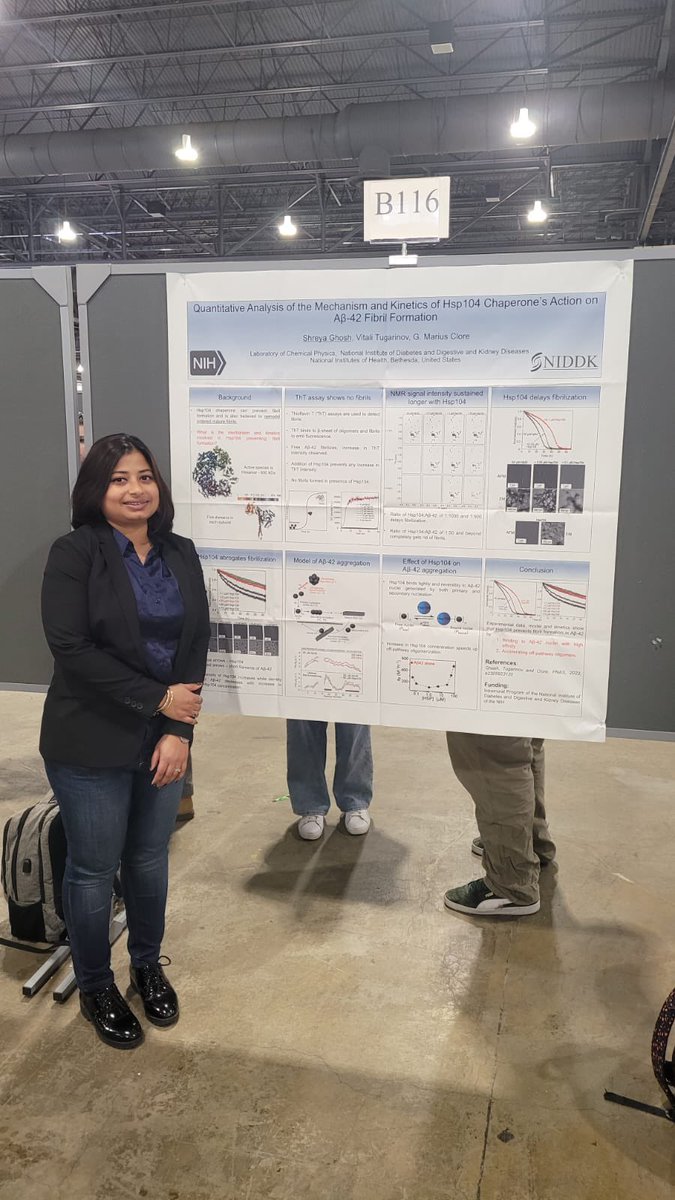 First conference of 2024-
Gave a talk, presented a poster, chaired a session and got to listen to Prof. @CarolynBertozzi give a talk. 

What an experience - both personally and professionally. Enjoyed so much and learnt so much more.
<a href="/BiophysicalSoc/">Biophysical Society</a> #BPS2024 #IDPs