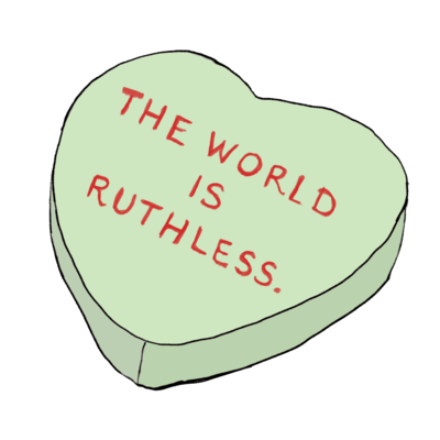 Computeristicly's tweet image. Cormac McCarthy’s Valentine’s Day Candy Hearts
by Kristina Libby and Timothy Cahill