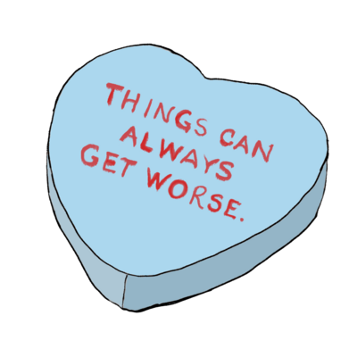 Computeristicly's tweet image. Cormac McCarthy’s Valentine’s Day Candy Hearts
by Kristina Libby and Timothy Cahill