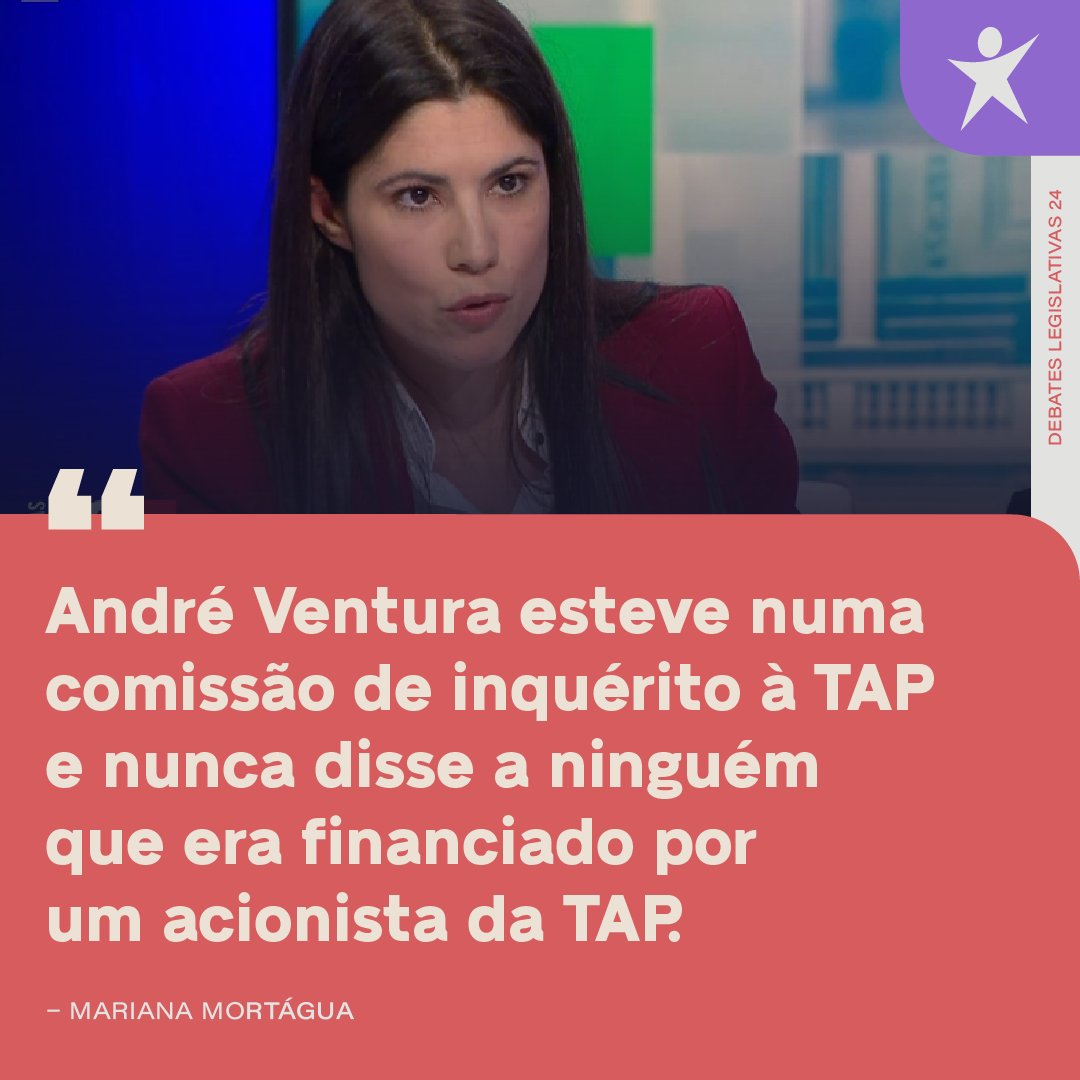 André Ventura escondeu a sua incompatibilidade de interesses quando esteve na Comissão Parlamentar de Inquérito à TAP. Ao contrário da extrema-direita, o Bloco não tem telhados de vidro.