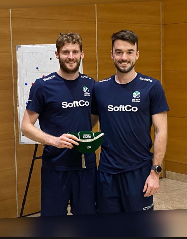 Huge congratulations to Michael Robson who earned his 150th international cap when he lined out for Ireland today against Australia in the FIH Pro League in Bhubaneswar, India.  
This is an outstanding achievement and is greatly deserved.  We're proud of you Michael.