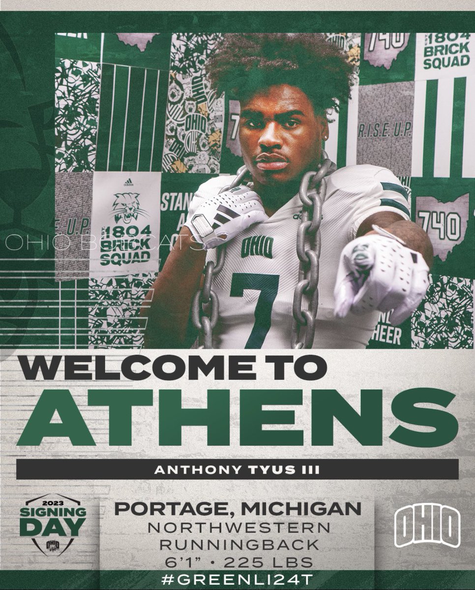 Welcome to Ohio, @AnthonyTyusIII! #OUohyeah | #GREENLI24T