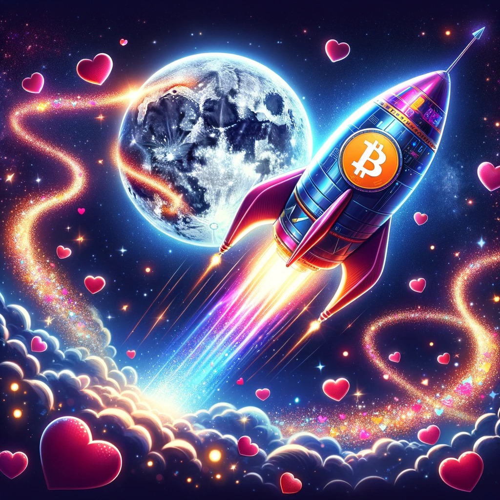 Happy valentines day #Bitcoin. I love you to the moon.