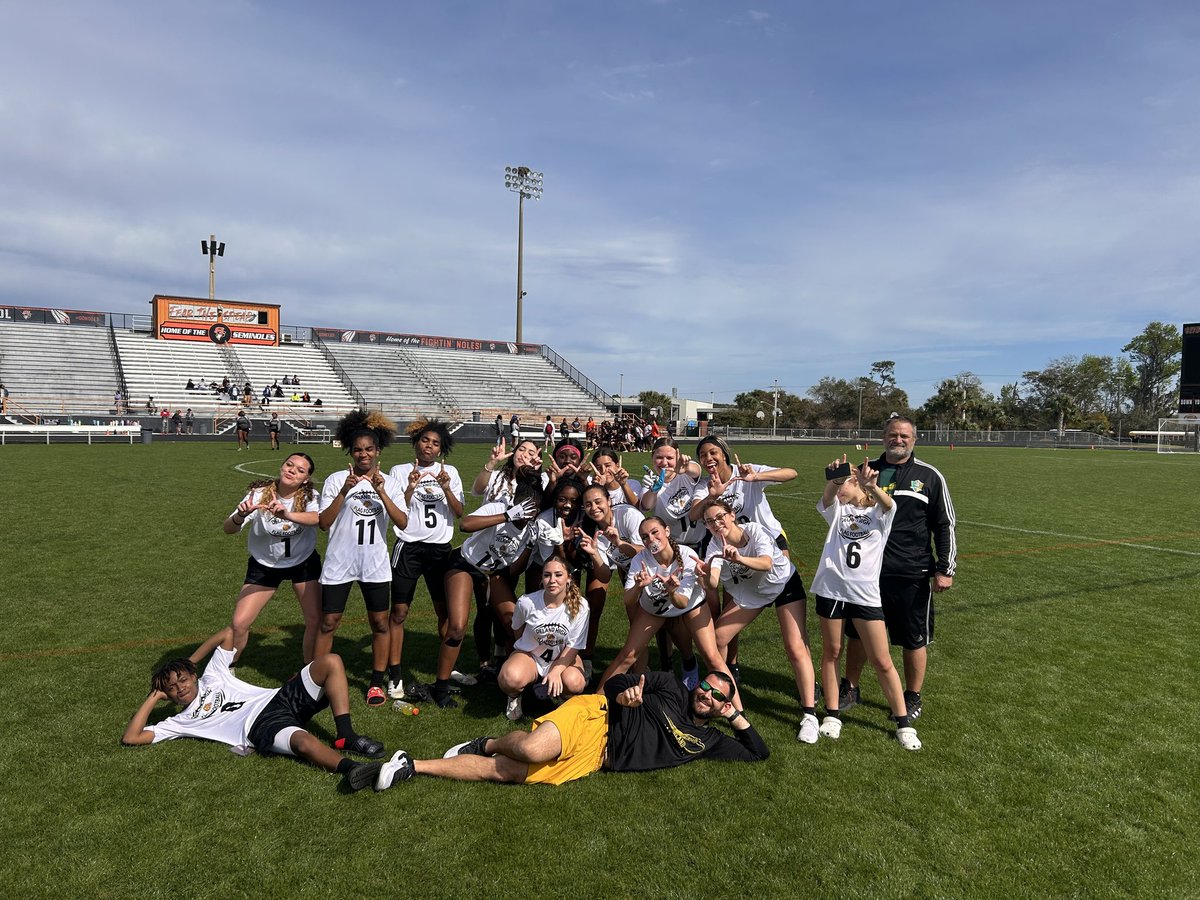 Great win today against an up and coming Seminole team. Time to get ready for the sharks on Thursday. 💚💛#family