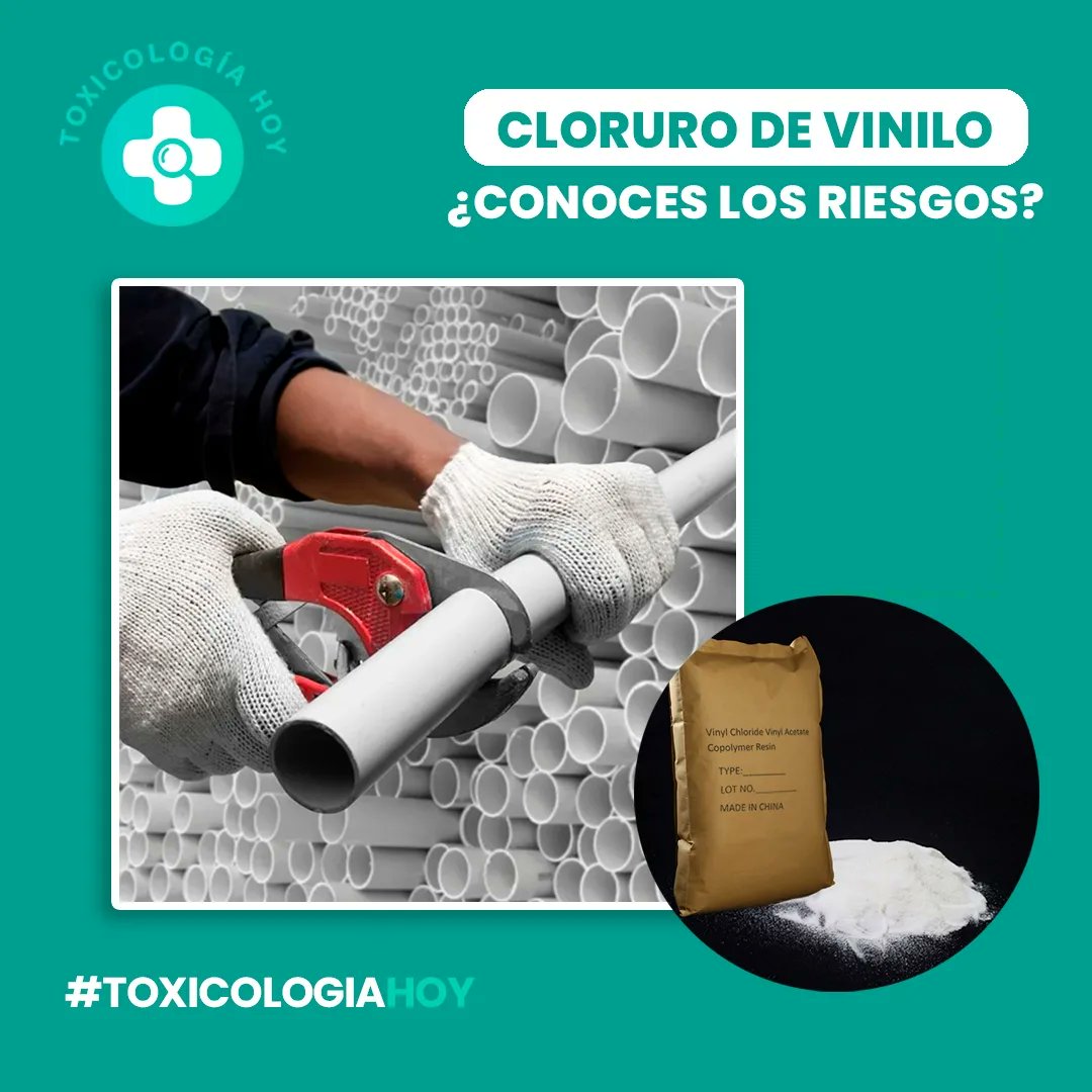 ¿Qué es el #CloruroDeVinilo ? un gas incoloro comprimido licuado de olor característico, dulce pero desagradable que en contacto con el ambiente se evapora fácilmente.

 #Carcinogeno para los humanos

La exposición PROLONGADA puede afectar hígado, bazo, sangre y otros