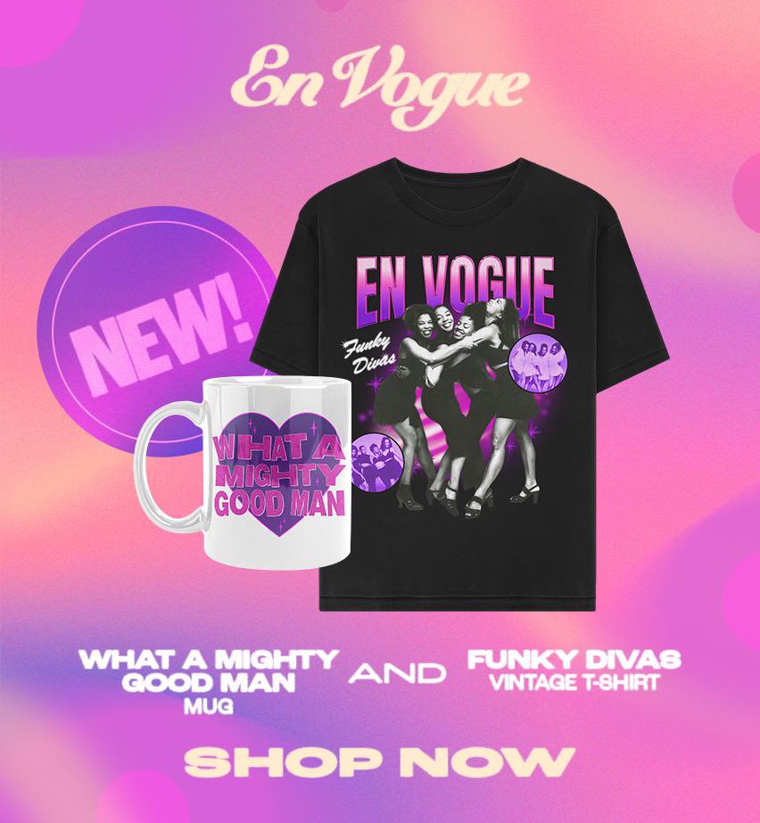 JUST IN TIME FOR V-DAY! If you got a good man, let him know! 💜 Plus, grab our brand NEW vintage #FUNKYDIVAS t-shirt. bit.ly/3VjZigX