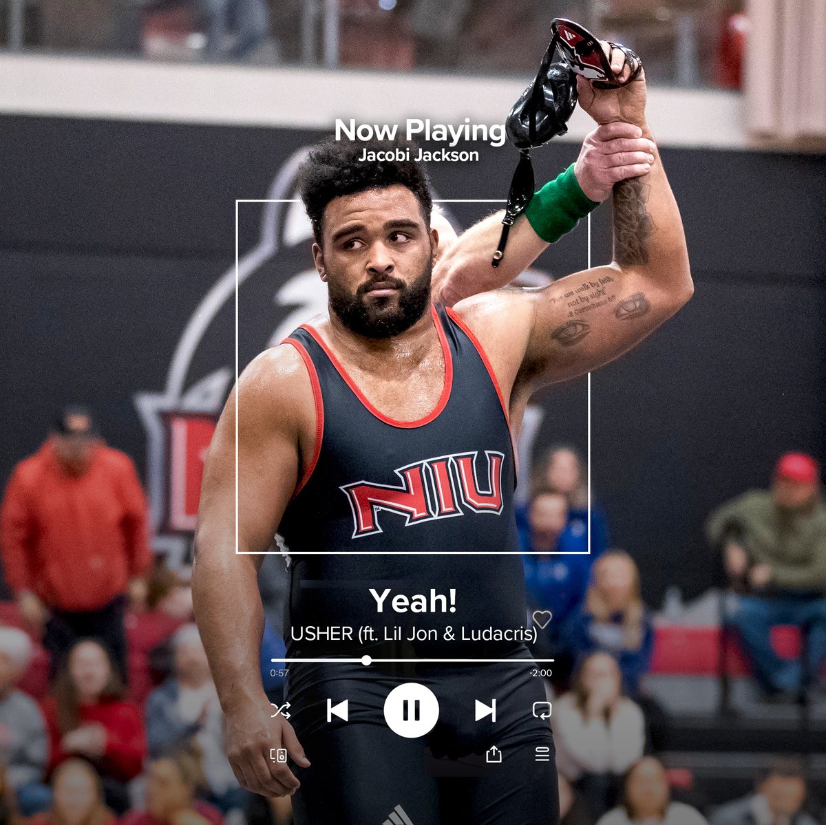 NIU Athletics is celebrating #BlackHistoryMonth all month long by featuring our Student Athletes' favorite music selections by black artists.

Today we're highlighting <a href="/Niugymnastics/">NIU Gymnastics</a> Dawsyn Sallee and <a href="/NIUWrestling/">NIU Wrestling</a> Jacobi Jackson