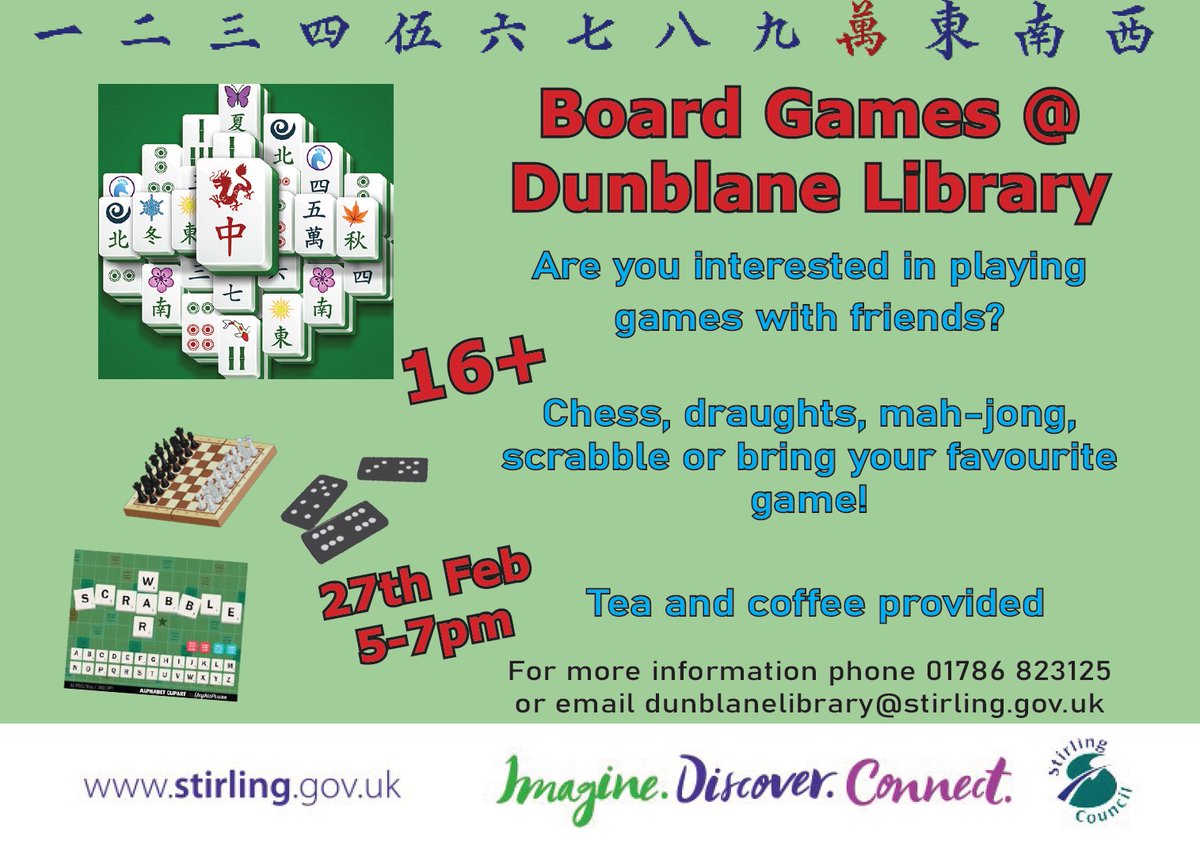 Board games at your library!