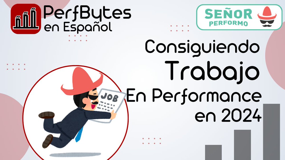 PerfBytes en Español (@perfbytesesp) on Twitter photo 🎙️Sale nuevo episodio!
Conseguir trabajo en el area de performance en 2024 está poniendose interesante.
Les traemos la perspectiva de <a href="/SrPerf/">Señor Performo 🤠</a> en lo que hay en las ofertas laborales encontradas.
youtu.be/OGJt4JfaGJI 🎙️Sale nuevo episodio!
Conseguir trabajo en el area de performance en 2024 está poniendose interesante.
Les traemos la perspectiva de <a href="/SrPerf/">Señor Performo 🤠</a> en lo que hay en las ofertas laborales encontradas.
youtu.be/OGJt4JfaGJI