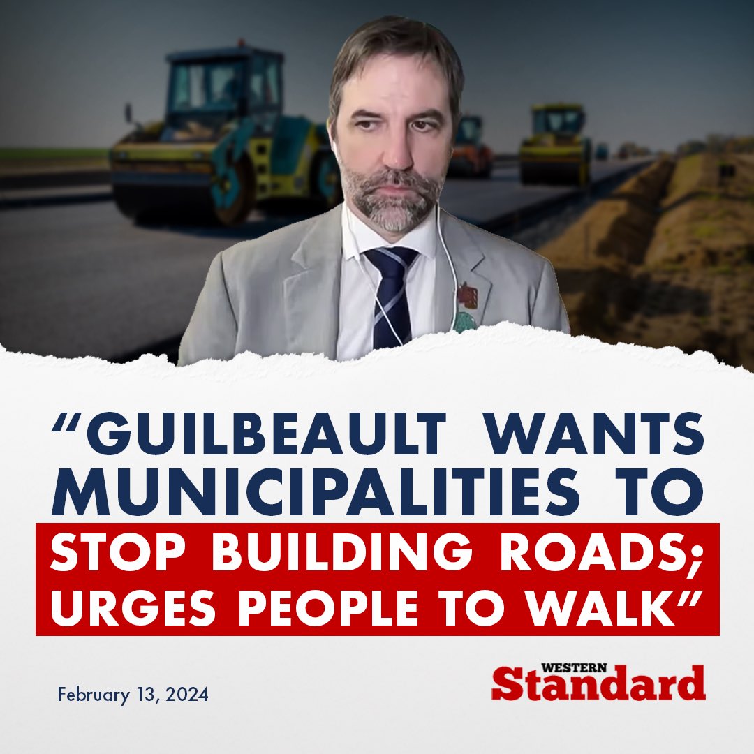 So now our Environment Minister wants to cut federal funding for roads…because we should all just walk more. Does this minister understand that most Canadians don’t live in downtown Montreal? Most of us can’t just head out the door in the snow and rain and just walk 10km to…